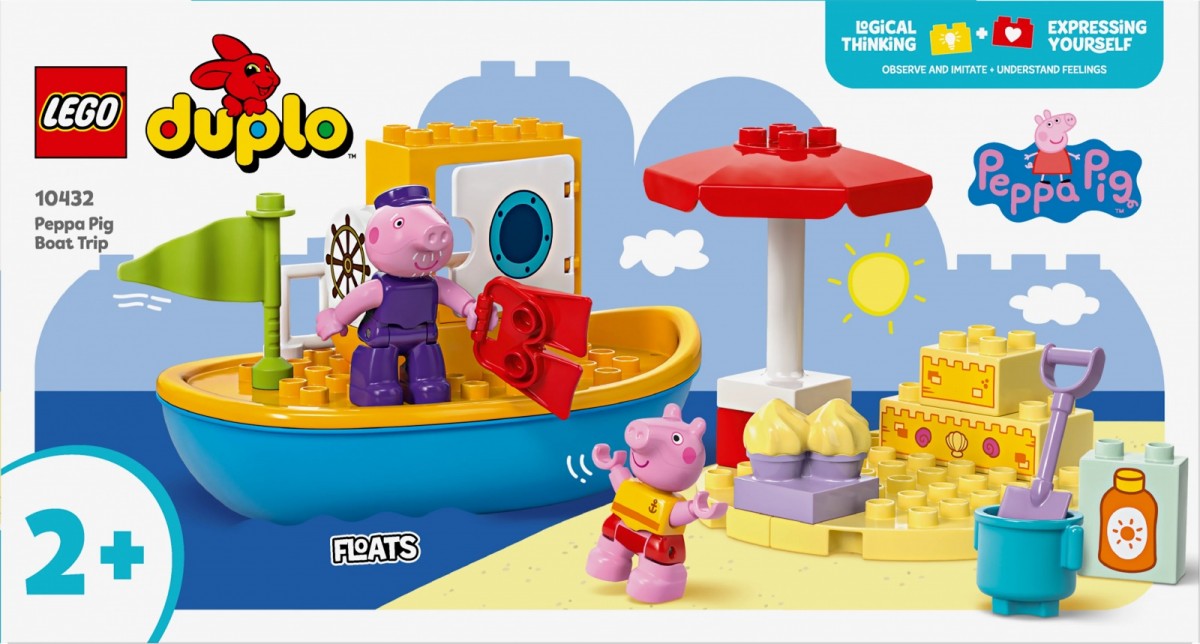 10432 lego® duplo kiaulytės pepos kelionė laivu