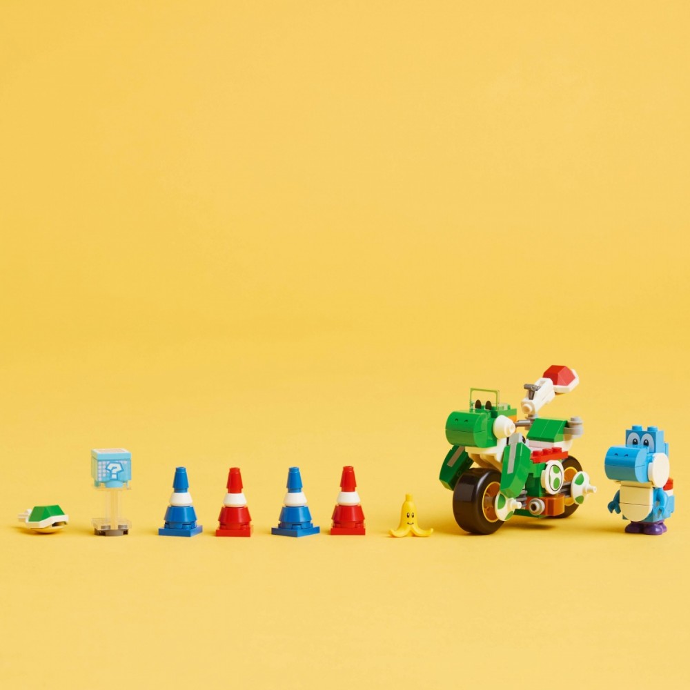 Lego super mario yoshi dviratis