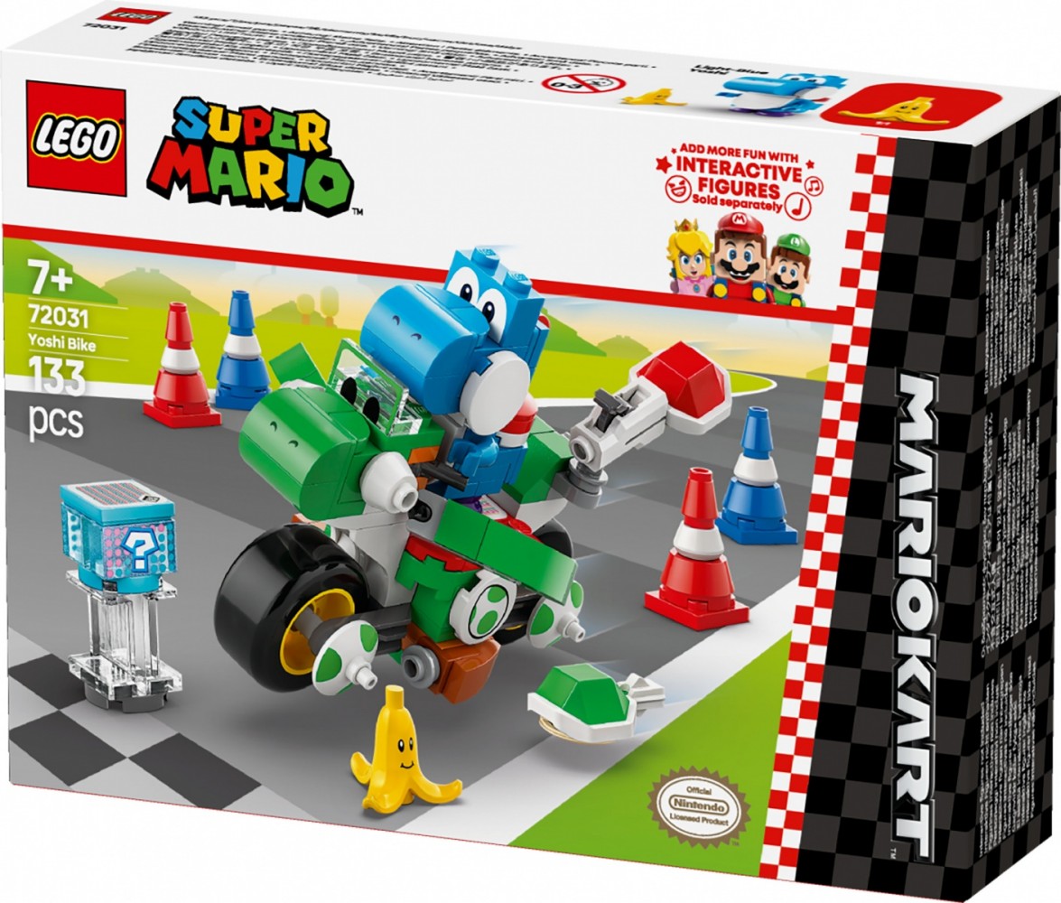 Lego super mario yoshi dviratis