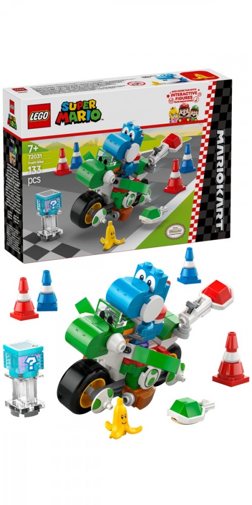 Lego super mario yoshi dviratis