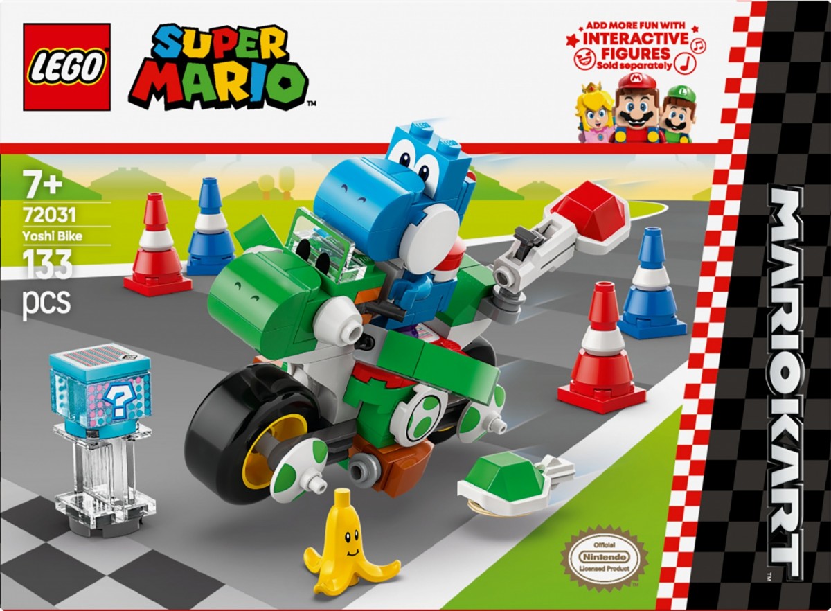 Lego super mario yoshi dviratis