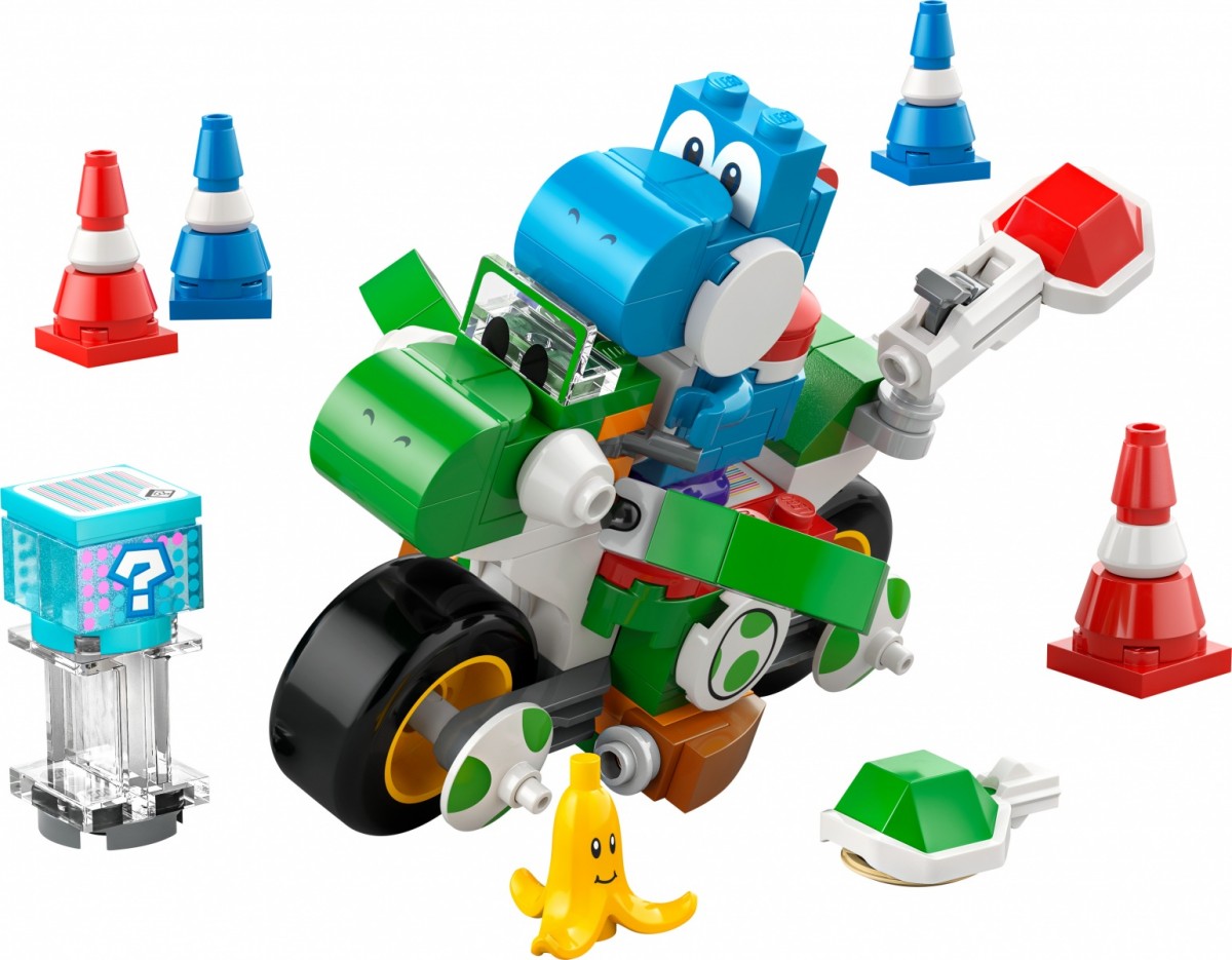Lego super mario yoshi dviratis