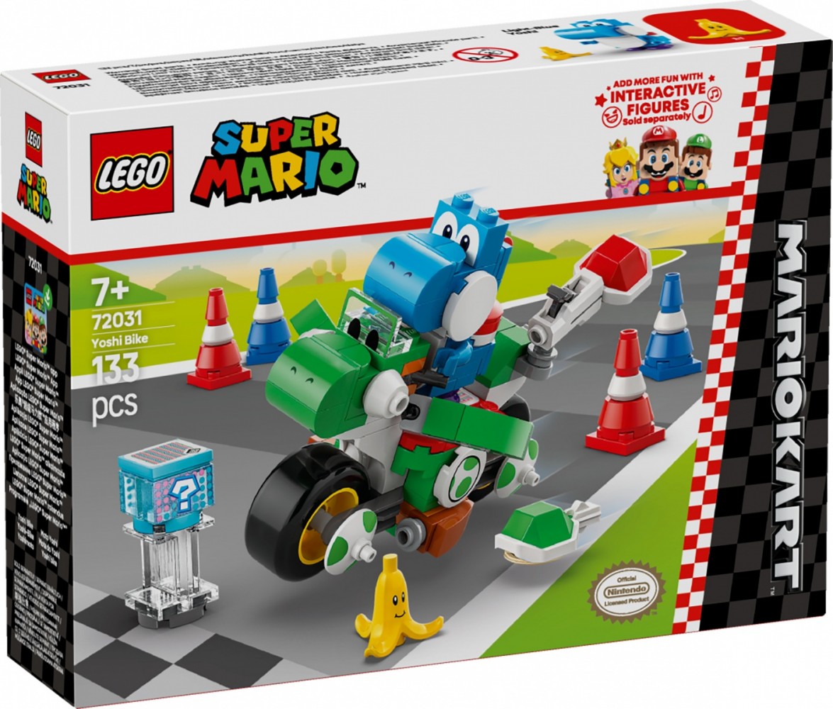 Lego super mario yoshi dviratis