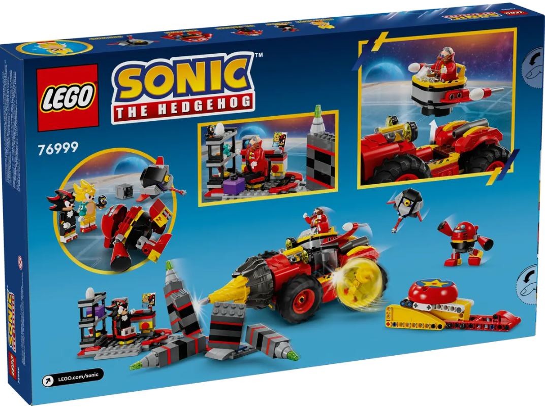 76999 lego® sonic the hedgehog super sonic prieš kiaušinių gręžtuvas