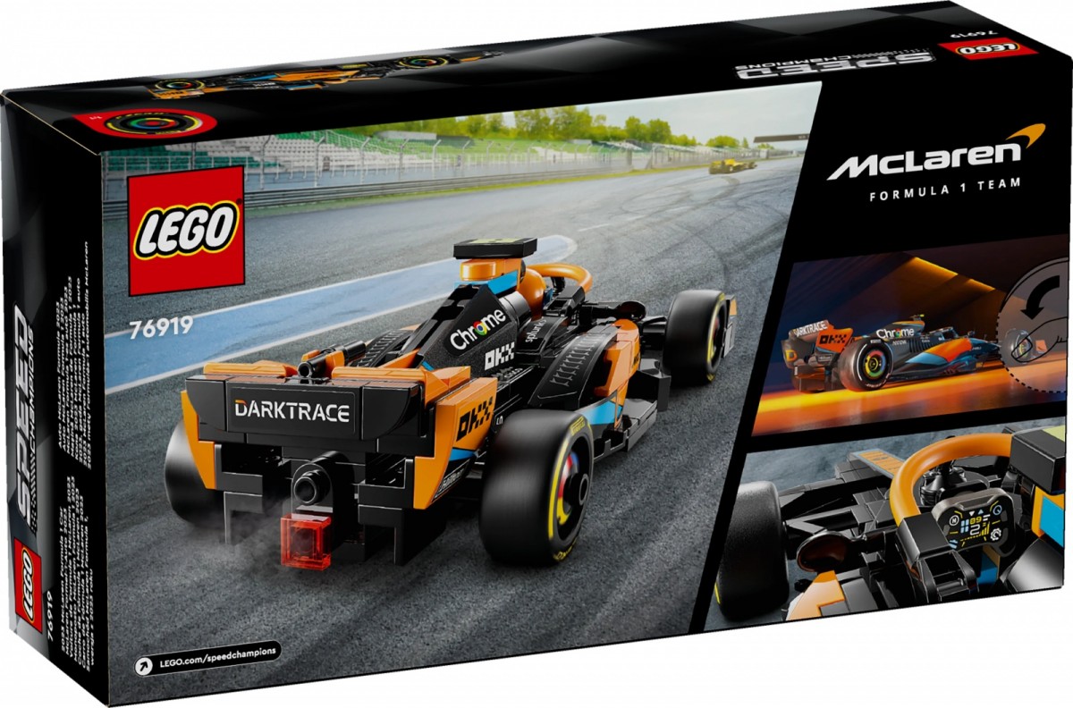 76919 lego® speed champions 2023 metų formulės-1 lenktyninis automobilis mclaren