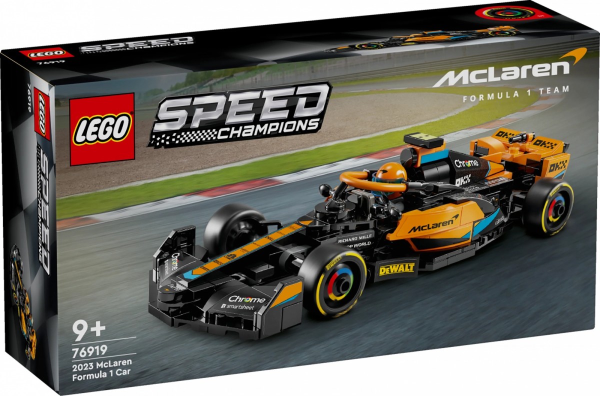 76919 lego® speed champions 2023 metų formulės-1 lenktyninis automobilis mclaren
