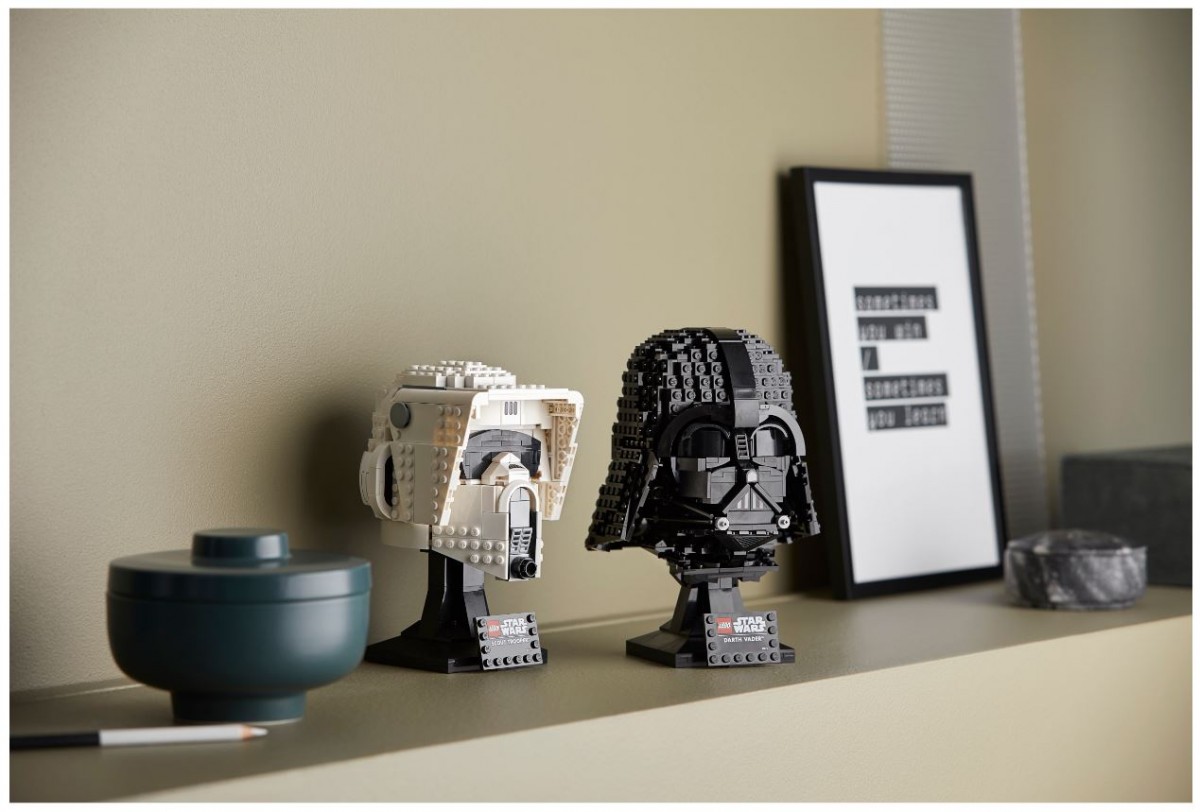 Konstruktorius darto veiderio šalmas lego star wars