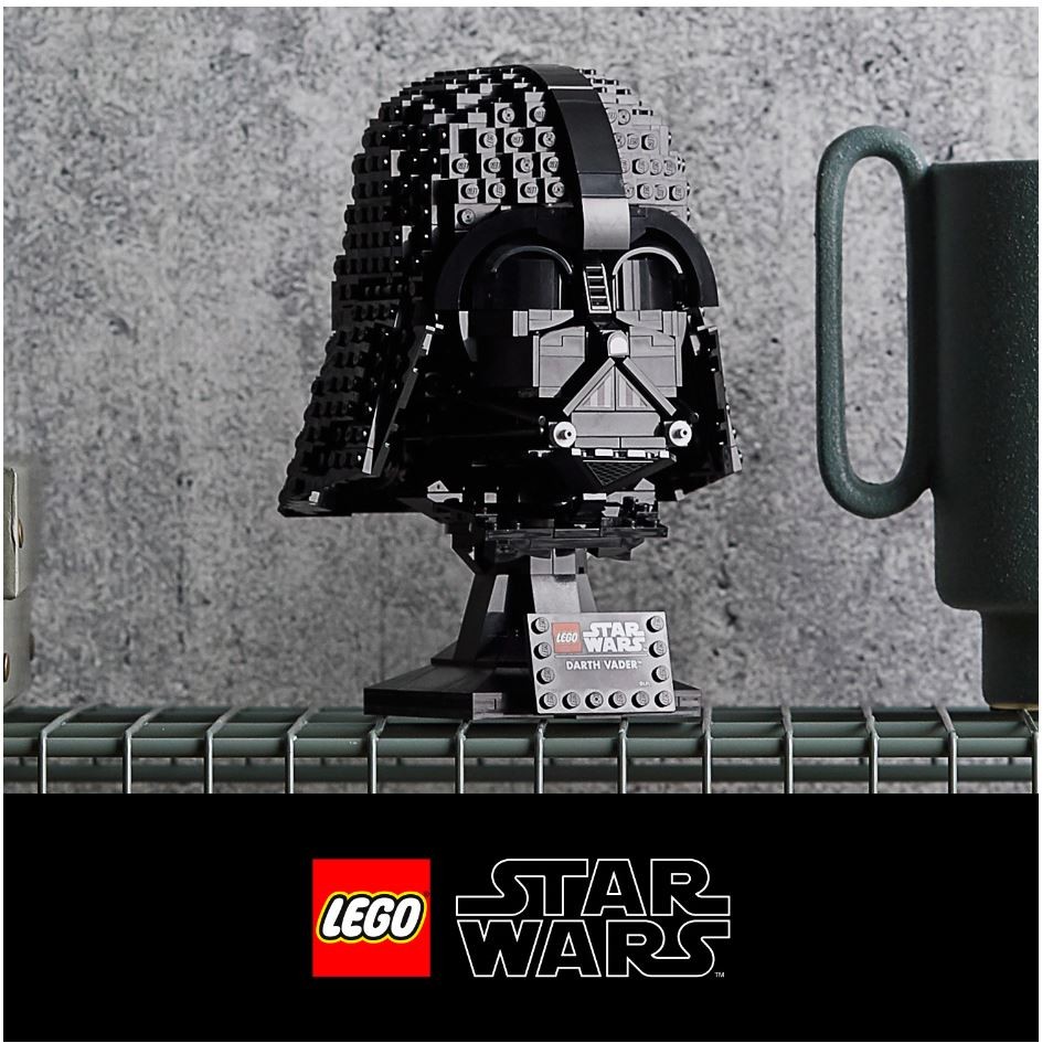 Konstruktorius darto veiderio šalmas lego star wars