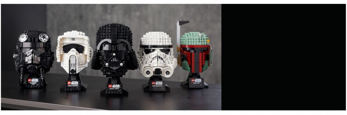 Konstruktorius darto veiderio šalmas lego star wars