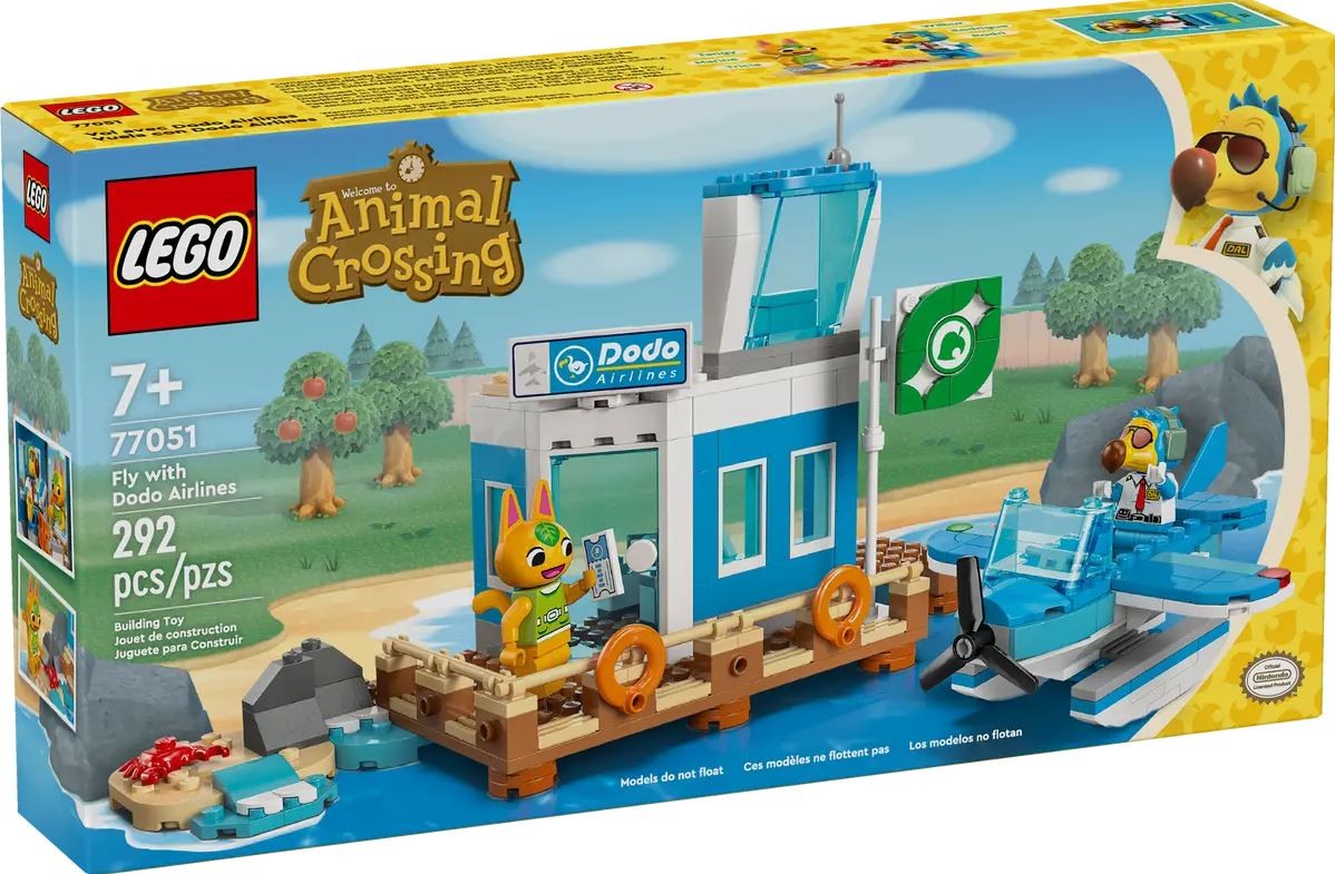 77051 lego® animal crossing skriskite su dodo aviakompanija, 292 d.