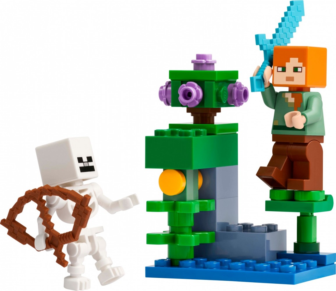 Minecraft konstruktoriai: kova vešlioje oloje