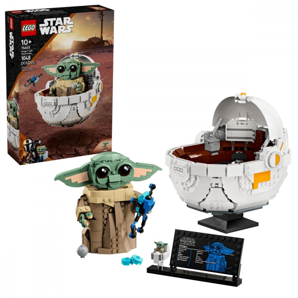 75403 Lego® Star Wars™ Grogu Su Skraidančiu Vežimėliu