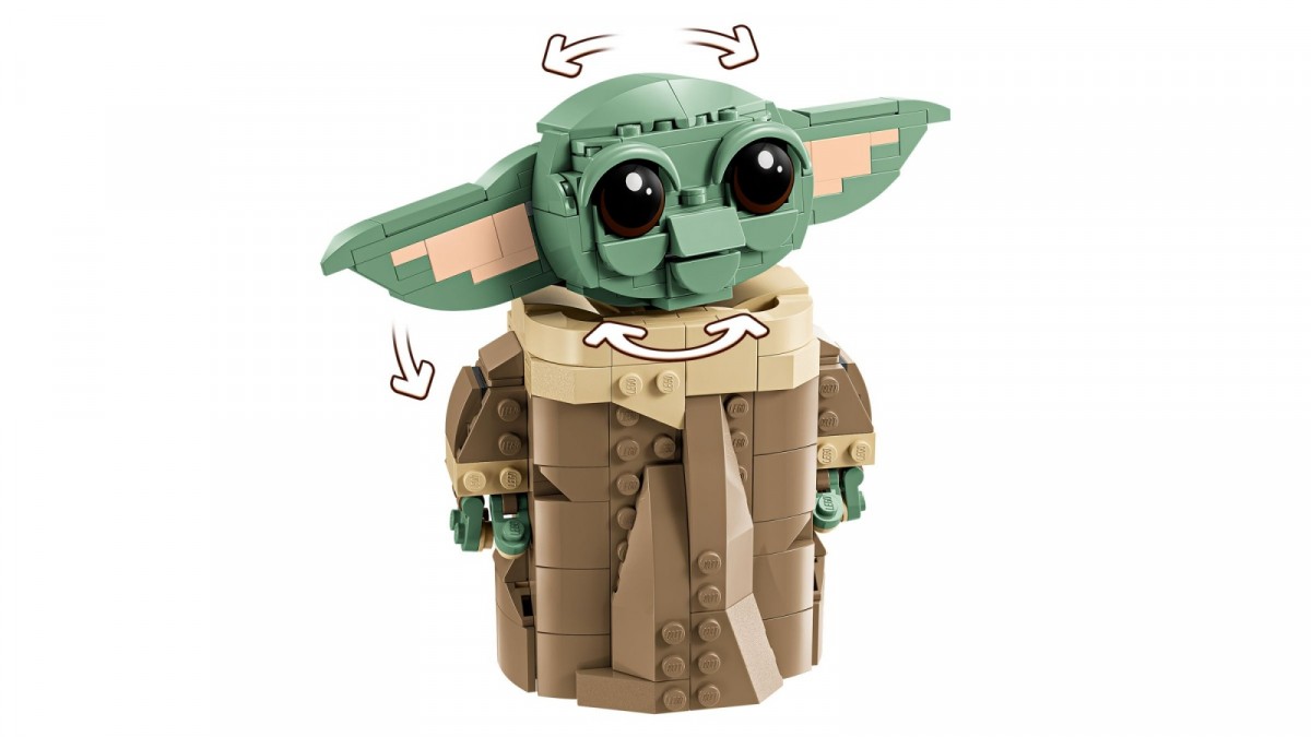 75403 lego® star wars™ grogu su skraidančiu vežimėliu