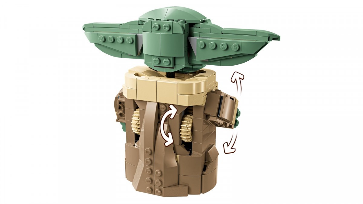 75403 lego® star wars™ grogu su skraidančiu vežimėliu