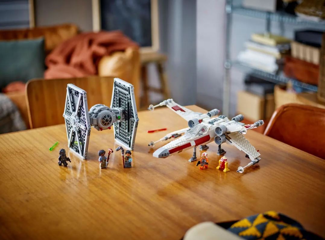 Lego star wars hibridinis tie fighter ir x-wing rinkinys