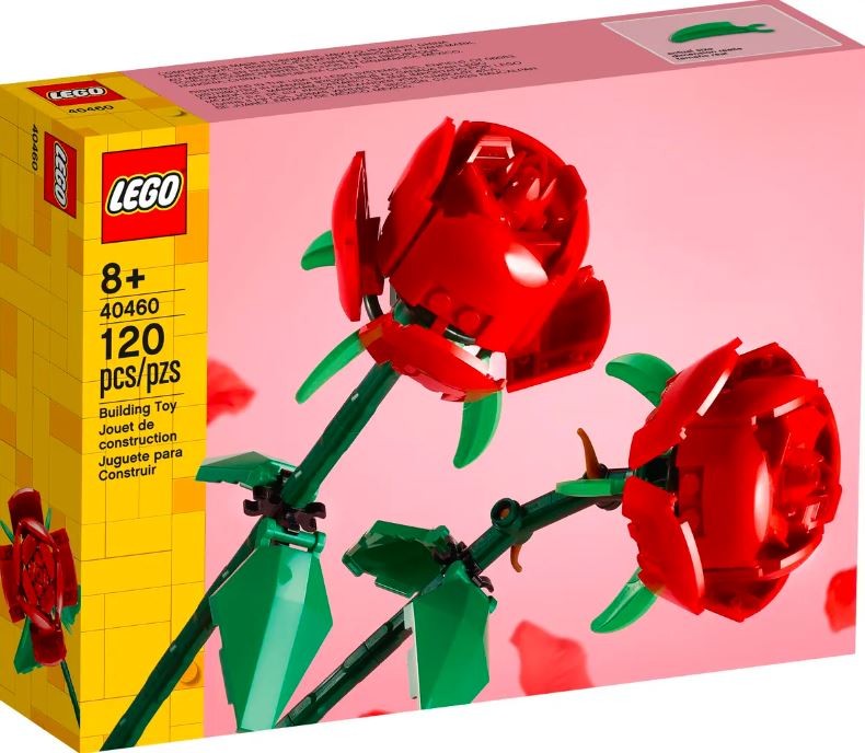 Rožės, lego, raudonos