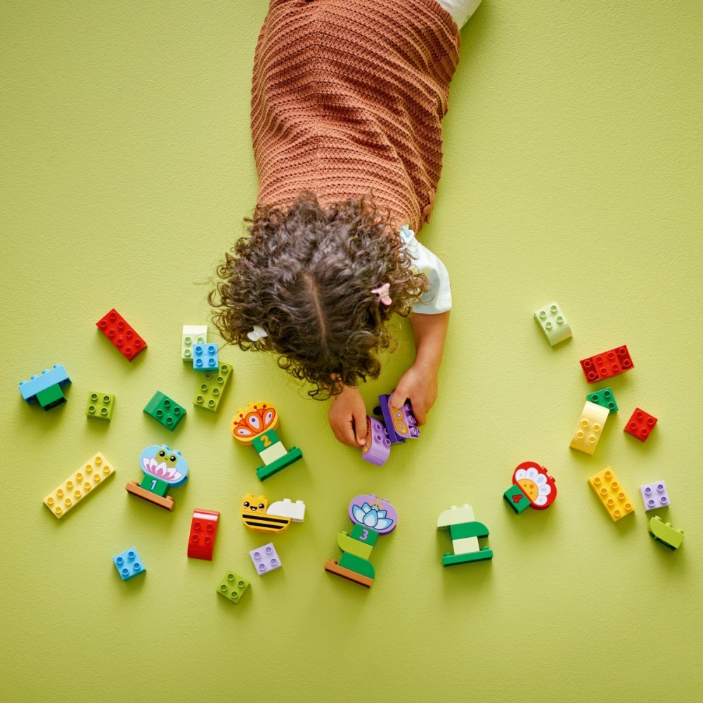 Kūrybinis sodas ir gėlės, lego