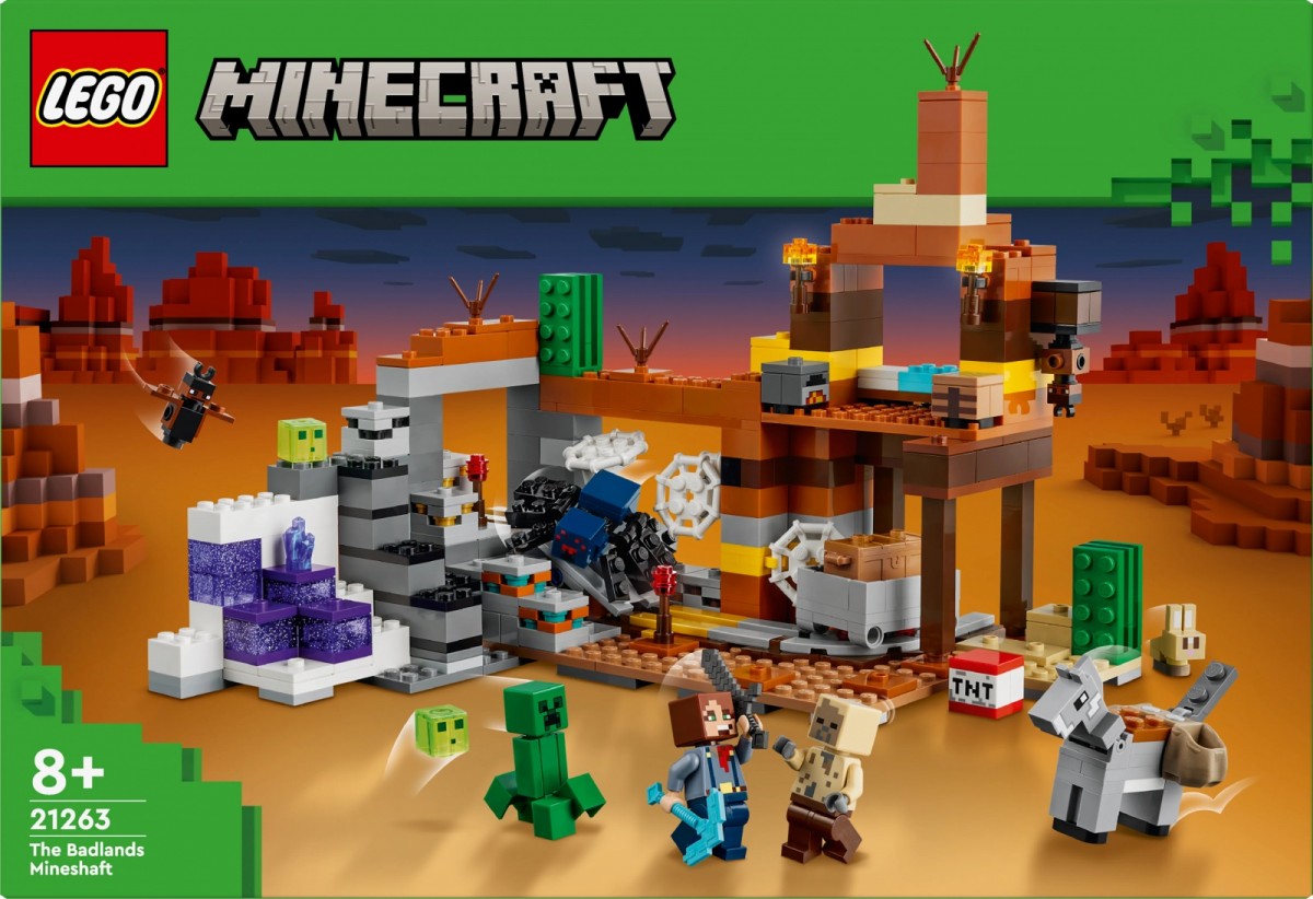Konstruktorius badlandų kasykla lego minecraft