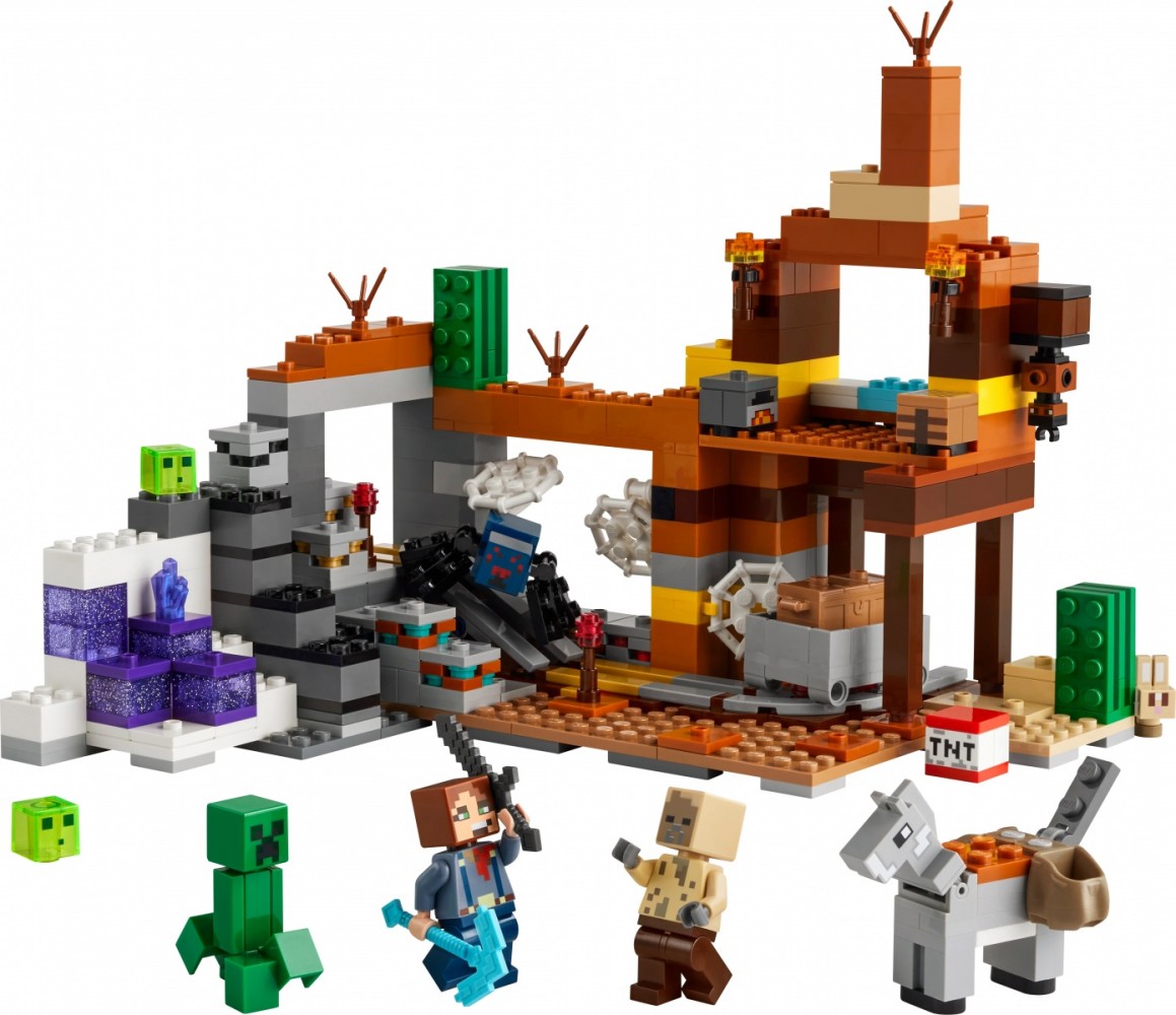 Konstruktorius badlandų kasykla lego minecraft