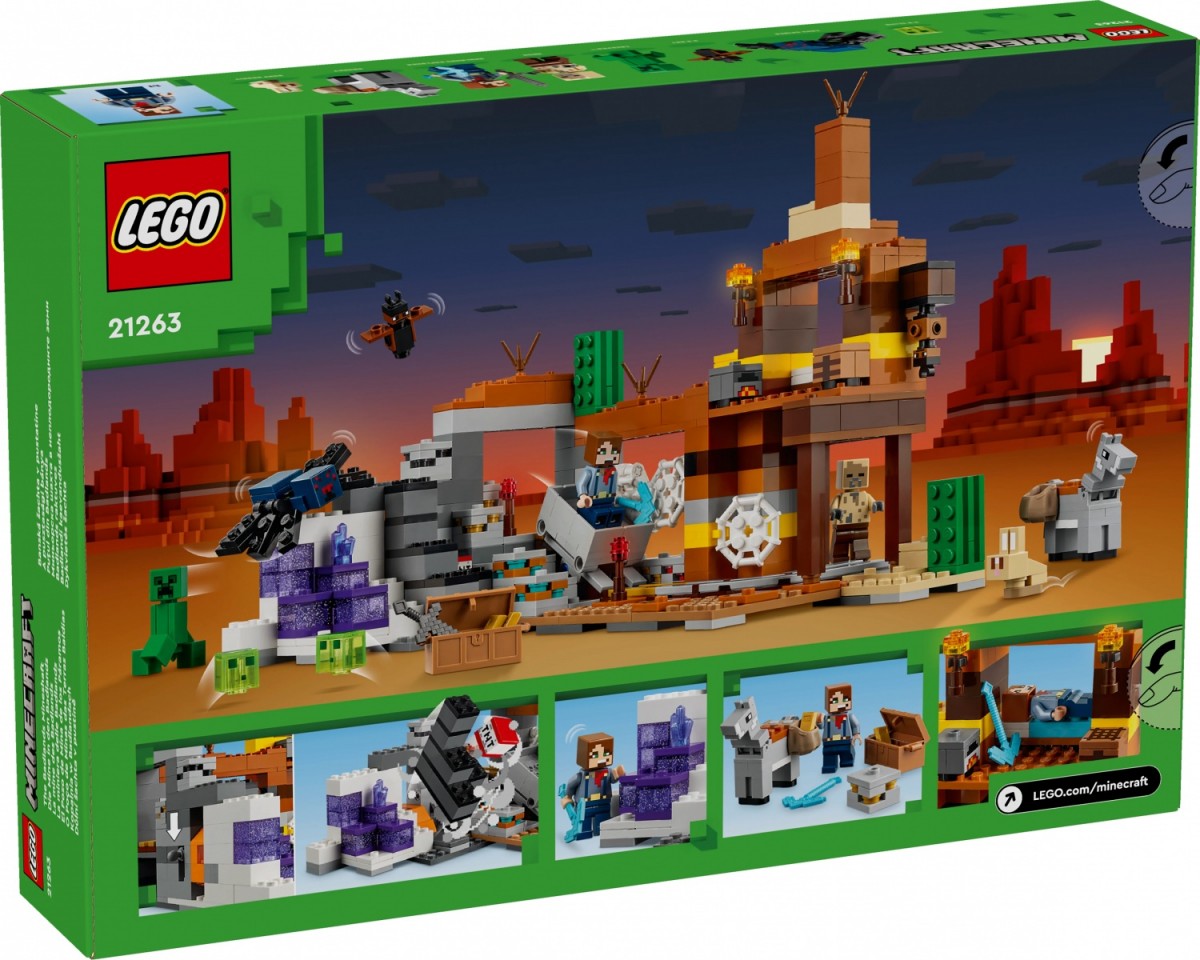 Konstruktorius badlandų kasykla lego minecraft