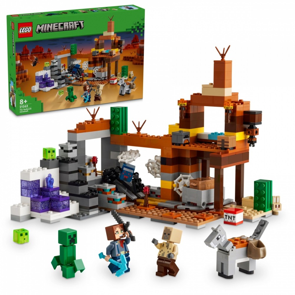 Konstruktorius badlandų kasykla lego minecraft