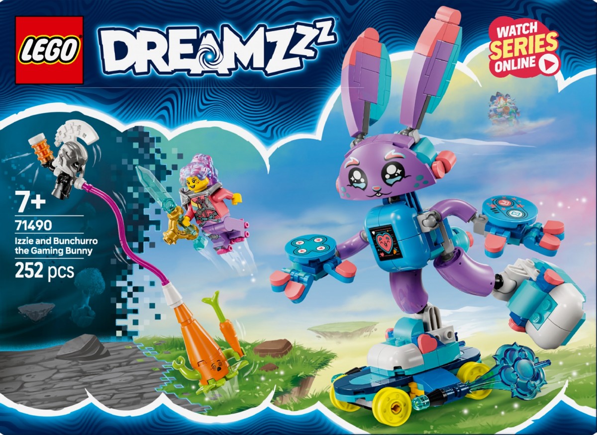 Izzie ir žaidimų triušis bunchu lego® dreamzzz