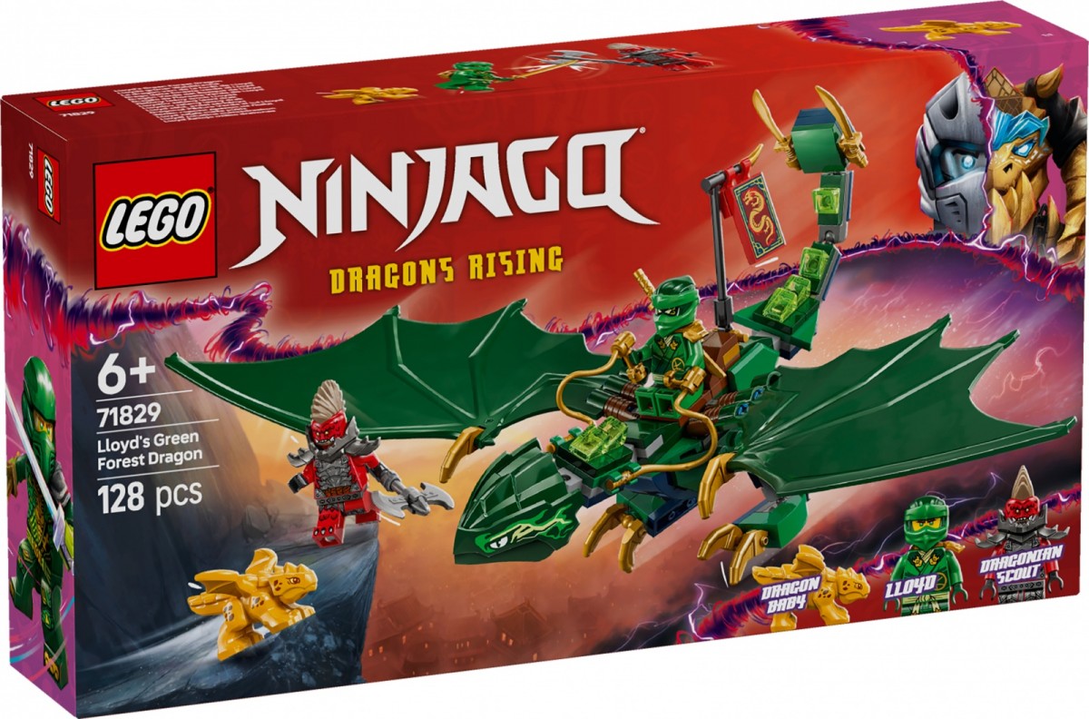 Žaliasis miško drakonas lego ninjago lloydo
