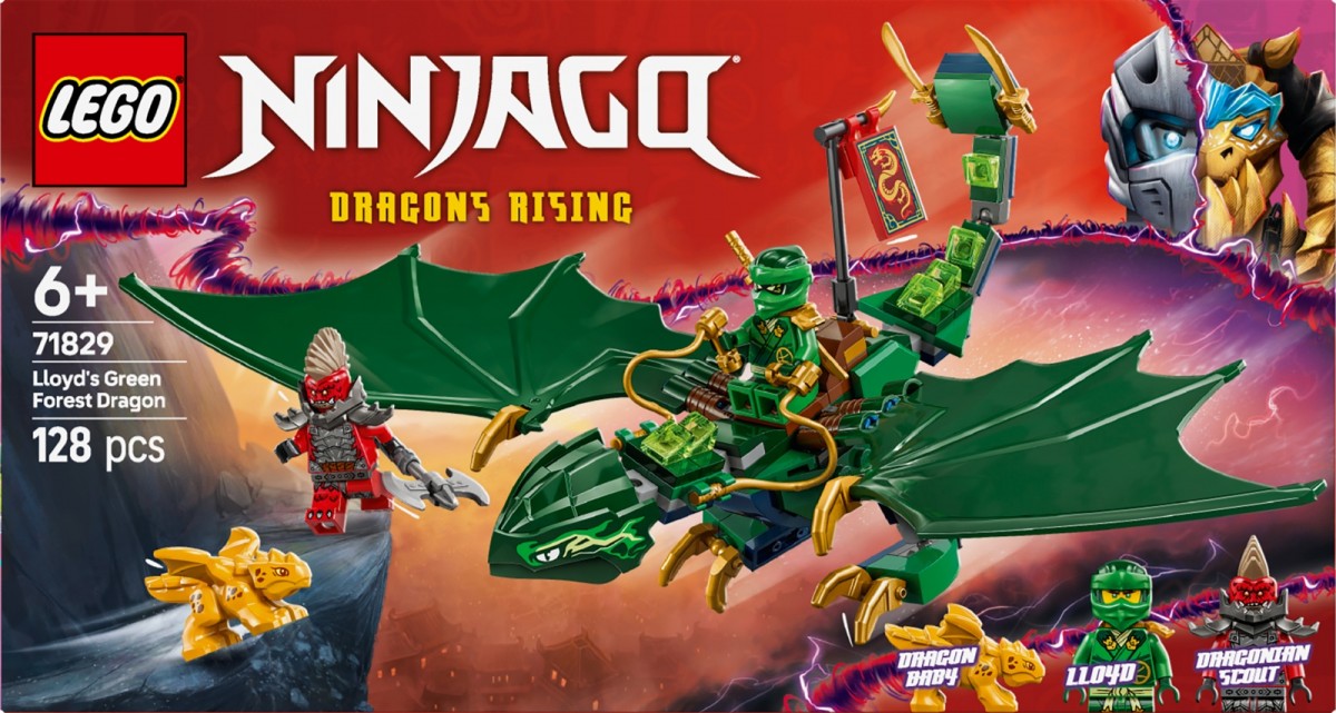 Žaliasis miško drakonas lego ninjago lloydo