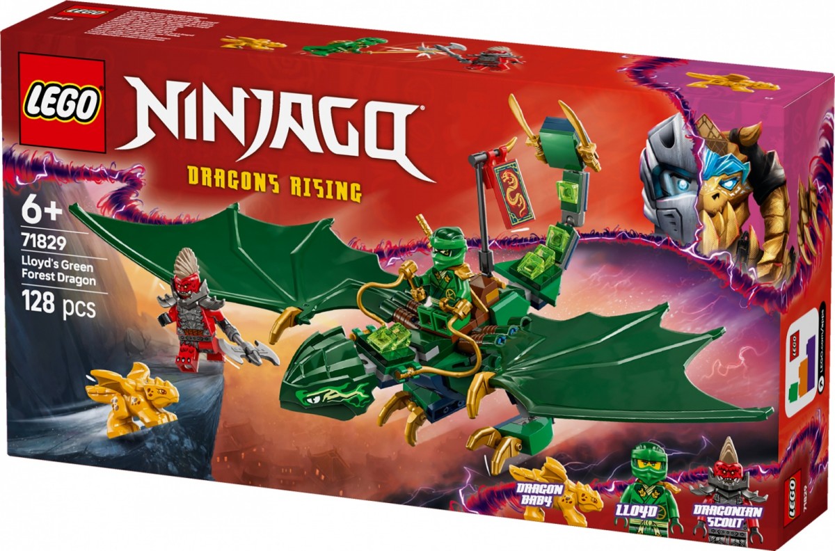 Žaliasis miško drakonas lego ninjago lloydo