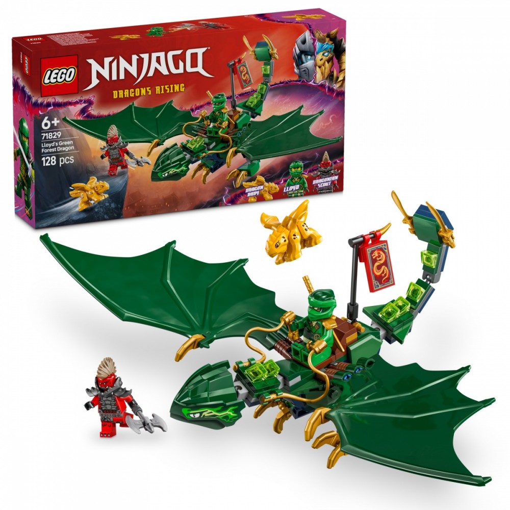 Žaliasis miško drakonas lego ninjago lloydo