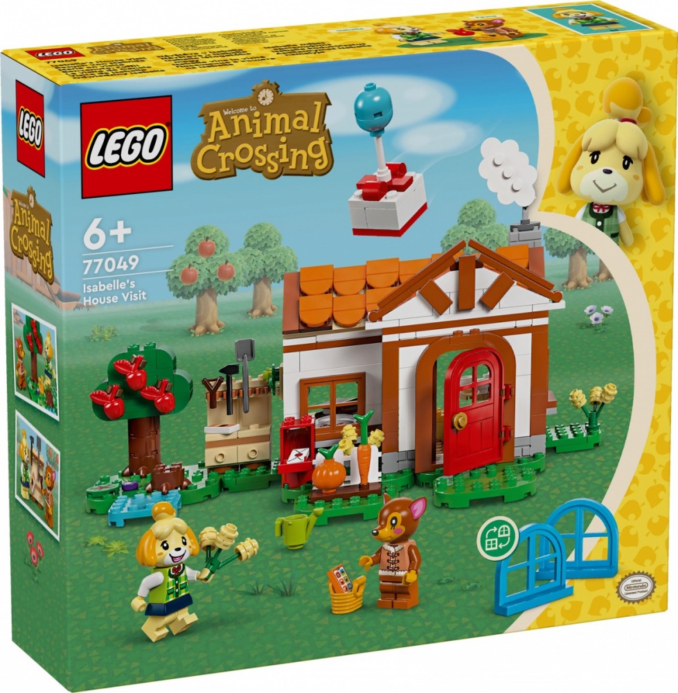 77049 lego® animal crossing apsilankymas isabelle namelyje