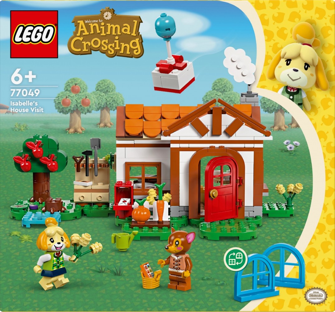 77049 lego® animal crossing apsilankymas isabelle namelyje