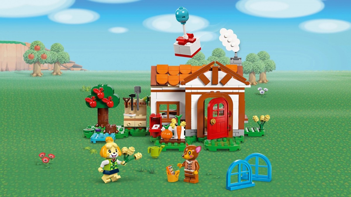 77049 lego® animal crossing apsilankymas isabelle namelyje