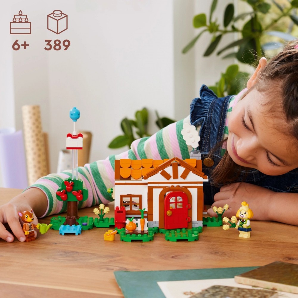 77049 lego® animal crossing apsilankymas isabelle namelyje