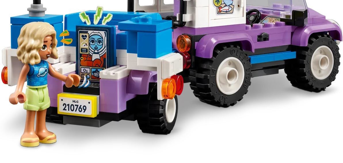 42603 lego® friends žvaigždžių stebėjimo stovyklavietės automobilis
