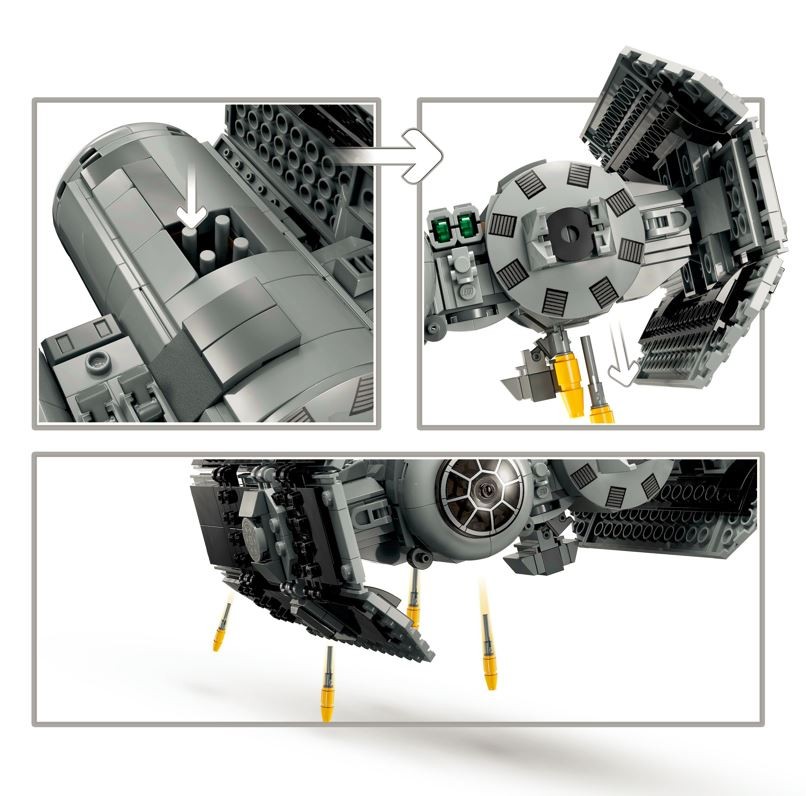 Konstruktorius tie bombonešis lego star wars