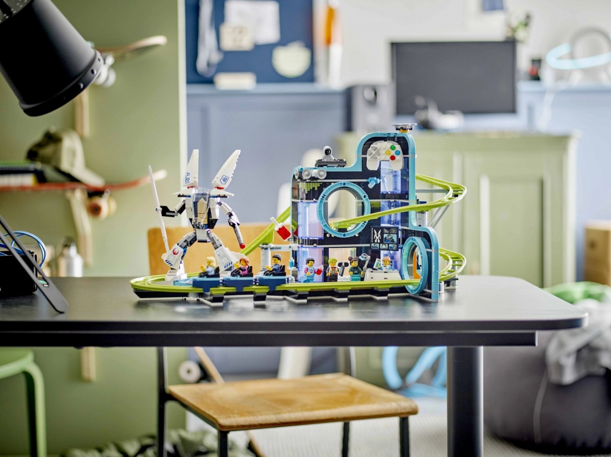 60421 lego® city robotų pasaulio linksmųjų kalnelių parkas