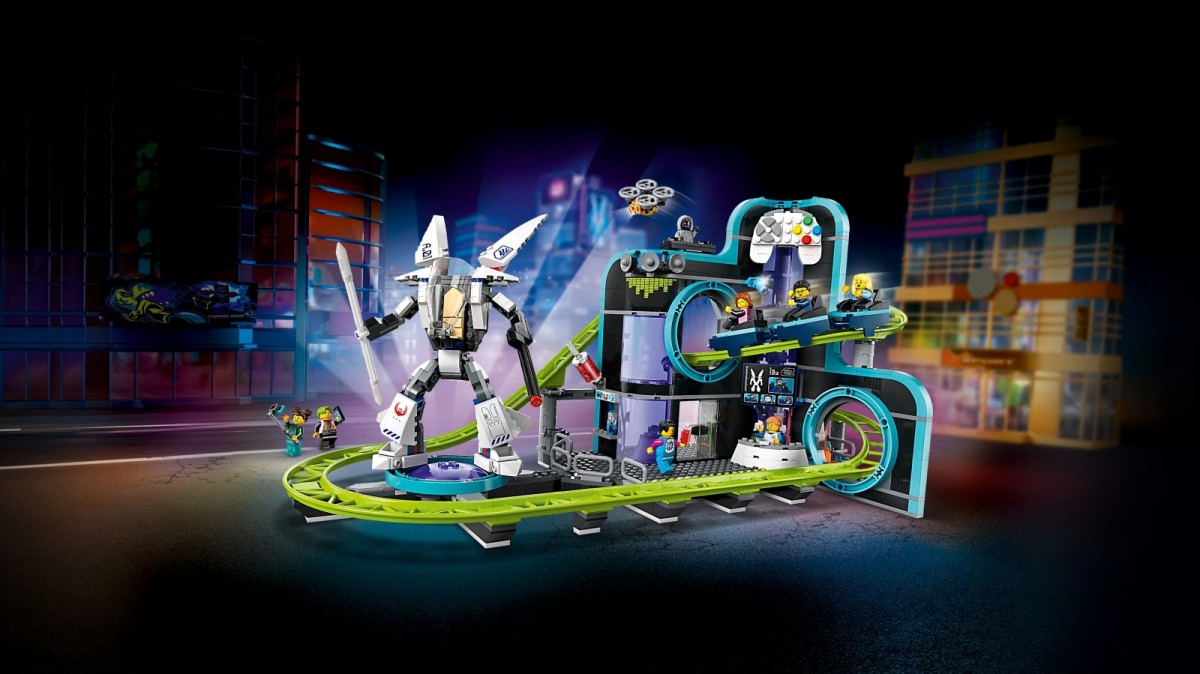 60421 lego® city robotų pasaulio linksmųjų kalnelių parkas