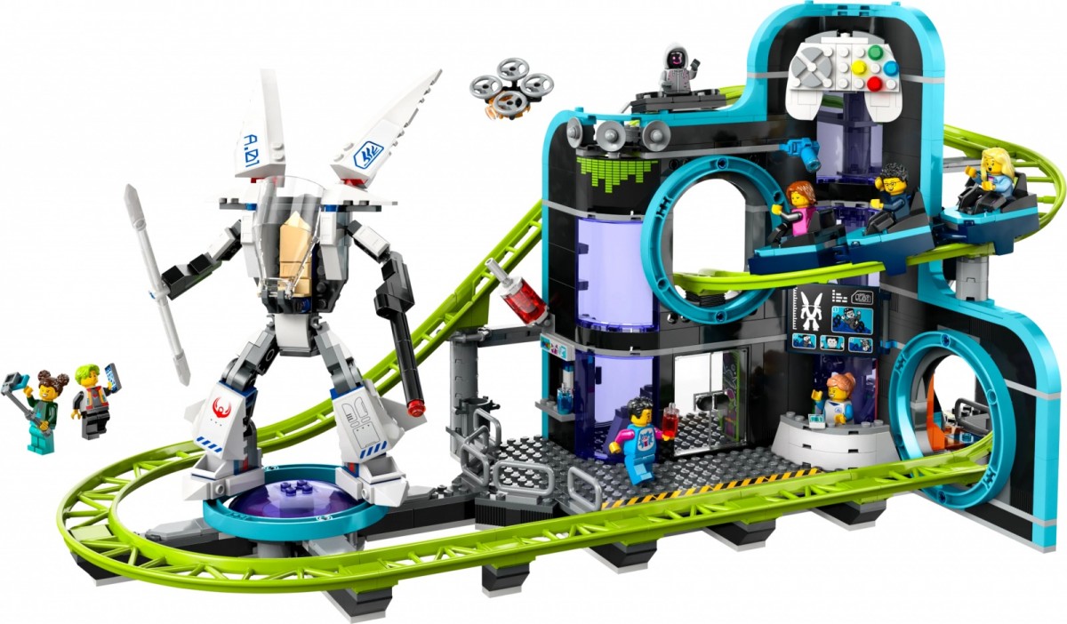 60421 lego® city robotų pasaulio linksmųjų kalnelių parkas