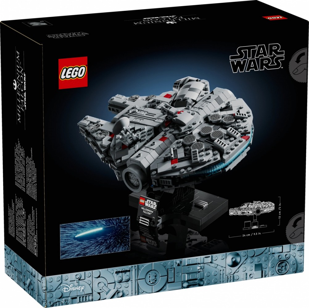 Star wars millennium falcon rinkinys, lego, pilkas