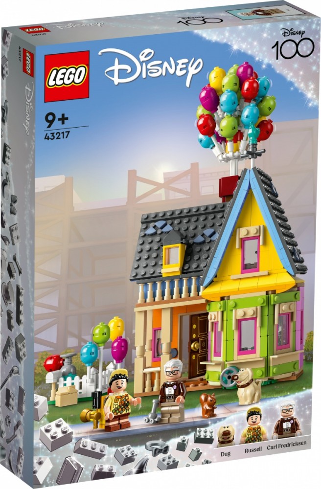Pasakų namas „aukštyn“, lego disney, spalvotas