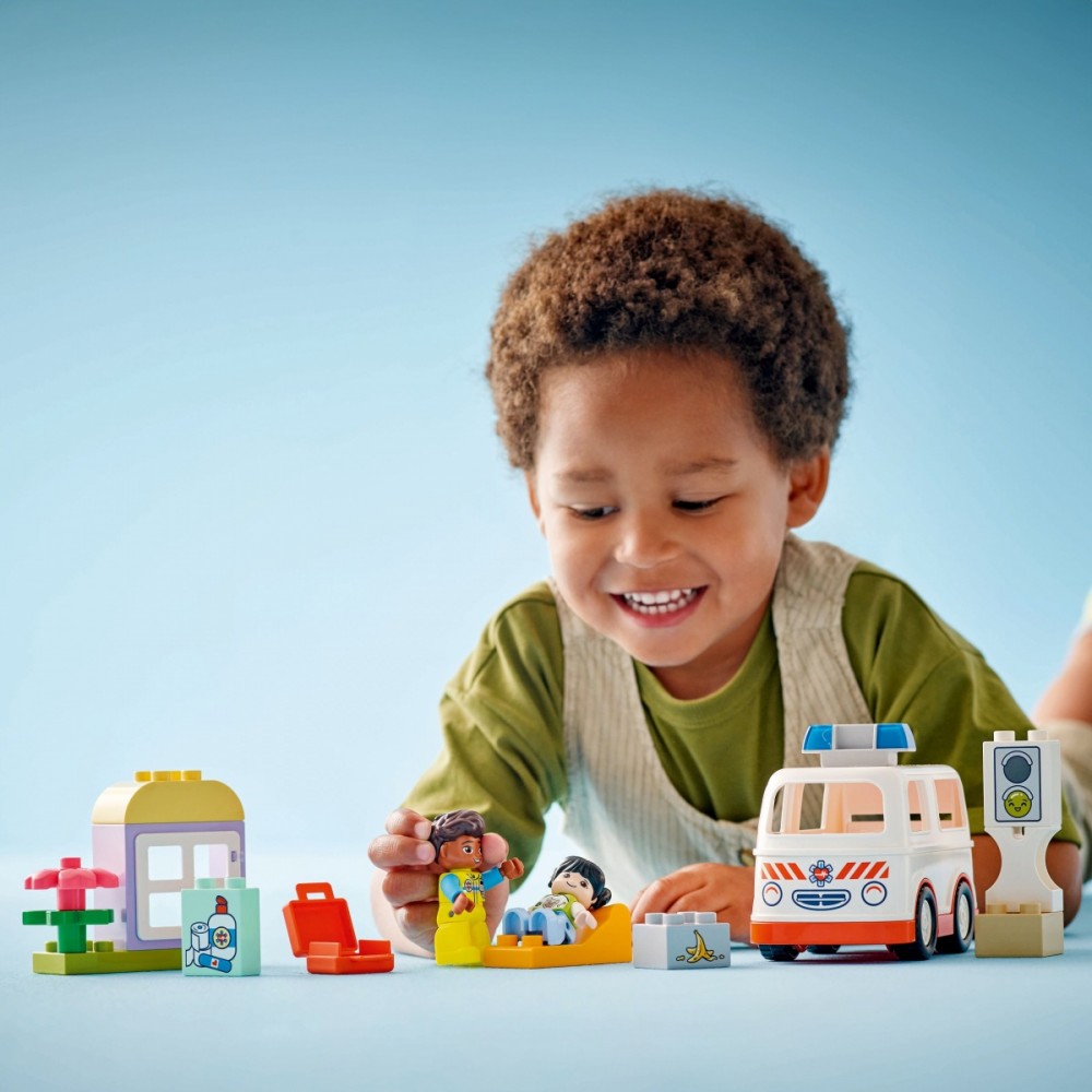 Lego® duplo® greitoji pagalba su vairuotoju