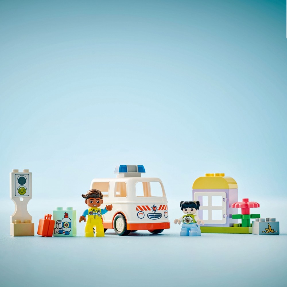 Lego® duplo® greitoji pagalba su vairuotoju