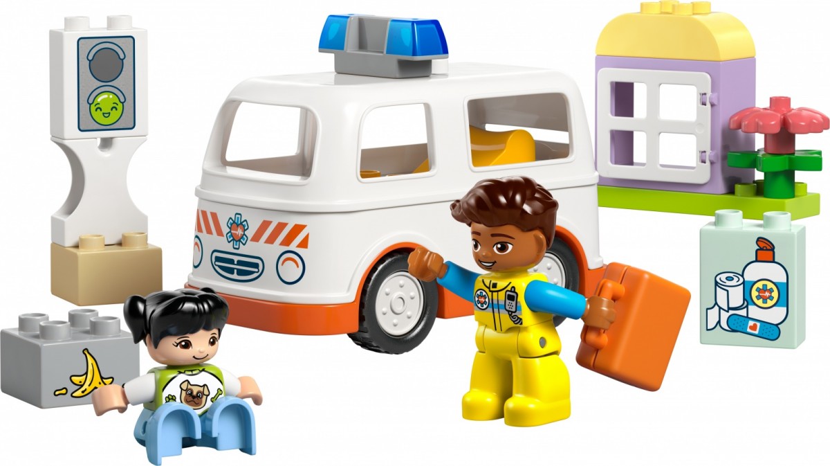 Lego® duplo® greitoji pagalba su vairuotoju