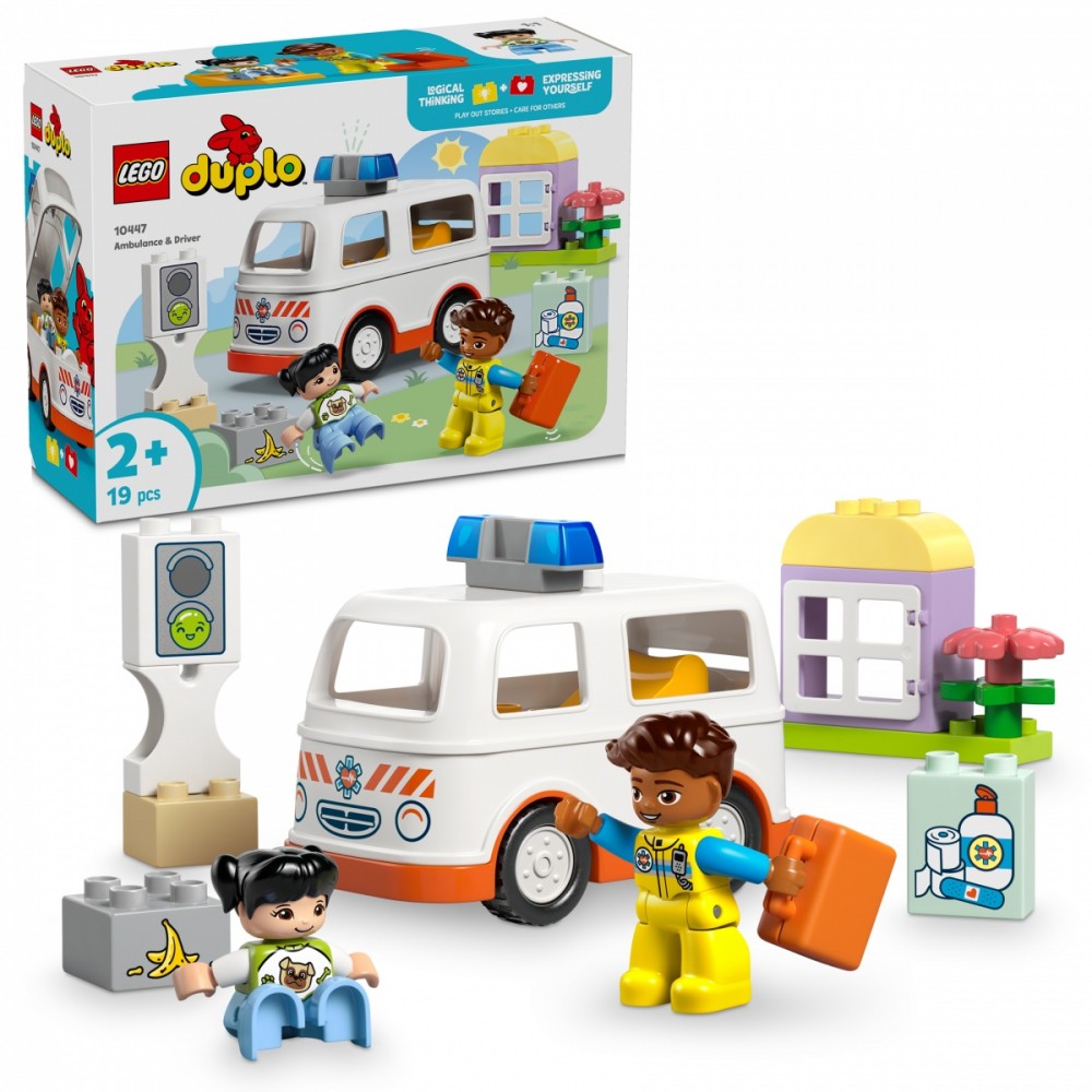Lego® duplo® greitoji pagalba su vairuotoju