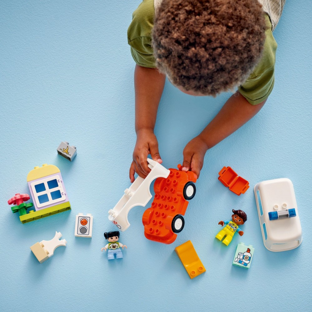 Lego® duplo® greitoji pagalba su vairuotoju