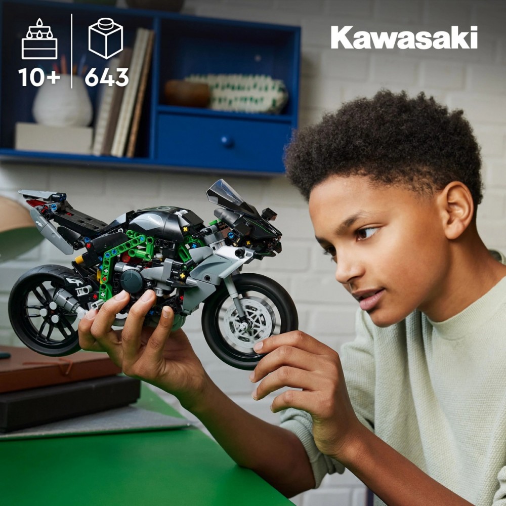 Konstruktorius motociklas kawasaki ninja h2r lego technic
