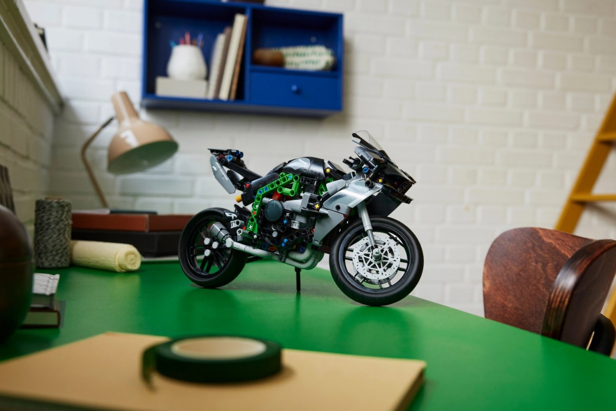 Konstruktorius motociklas kawasaki ninja h2r lego technic