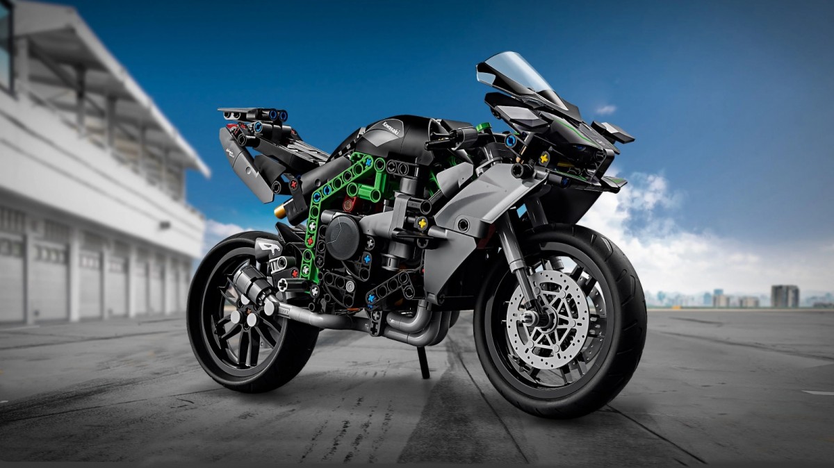 Konstruktorius motociklas kawasaki ninja h2r lego technic