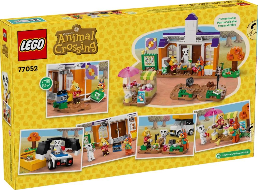 77052 lego® animal crossing kk koncertų aikštėje